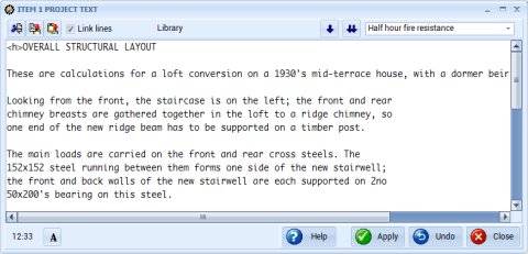 SuperBeam text page editor